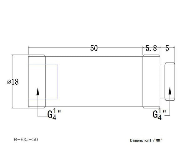 Bykski B-EXJ-50, Silver