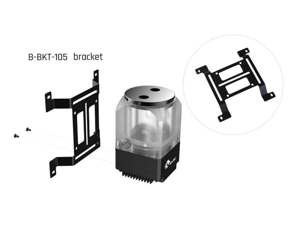 Bykski B-TANK-DDC-MI (5V A-RGB), Black