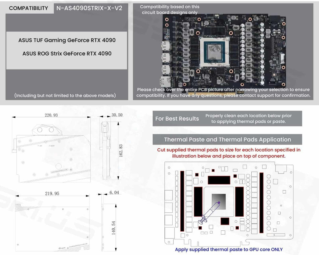 Bykski N-AS4090STRIX-X-V2 (5V A-RGB), White