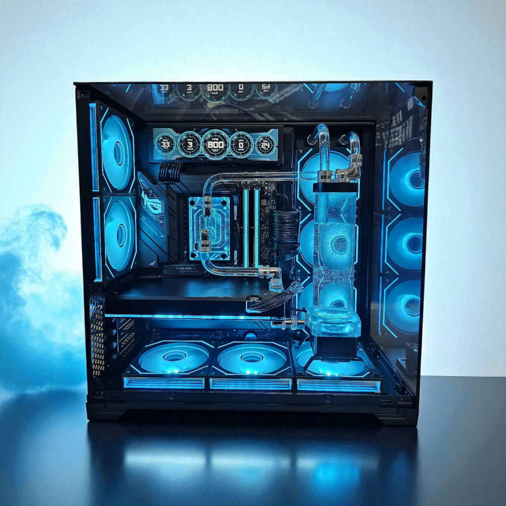 Custom High-End Gaming PC | AMD Ryzen 7 7800X3D | RTX 5070 Ti 16GB | 32GB DDR5 | 2TB NVMe Gen4 | Lian Li O11 Vision Compact