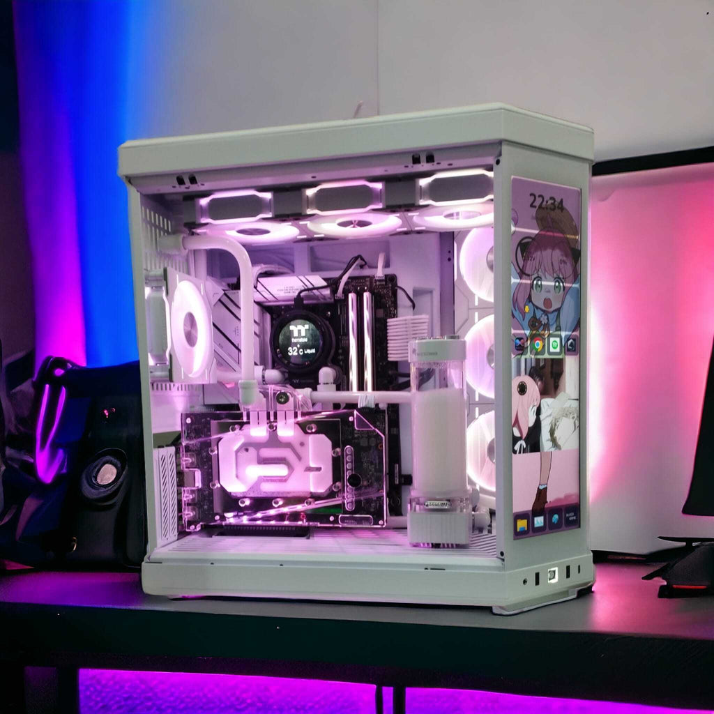 Custom High-End Gaming PC | AMD Ryzen 7 7800X3D | RTX 5070 Ti OC 16GB | 32GB DDR5 | 1TB NVMe Gen4 + 4TB HDD | HYTE Y70