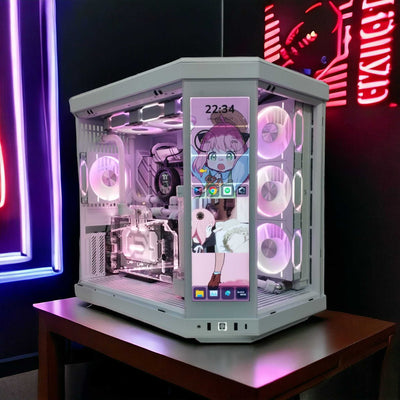 Custom High-End Gaming PC | AMD Ryzen 7 7800X3D | RTX 5070 Ti OC 16GB | 32GB DDR5 | 1TB NVMe Gen4 + 4TB HDD | HYTE Y70