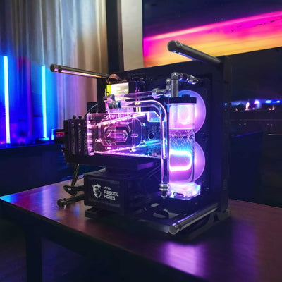 Custom High-End Gaming PC | AMD Ryzen 7 7800X3D | Radeon RX 9070 XT OC 16GB | 32GB DDR5 | 2TB NVMe Gen4 | Thermaltake Core P1