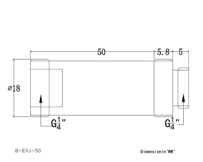 Bykski B-EXJ-50, Gold