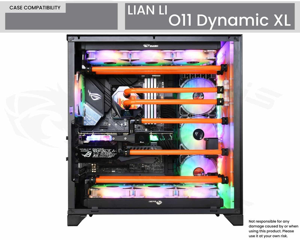 Bykski RGV-LAN-O11EVOXL-LI-P (5V A-RGB & PMD3COV), Black