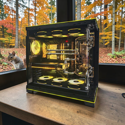 Elite Custom Hardline Water-Cooled Gaming PC – Ryzen 7 9800X3D | RTX 5070 Ti OC | Dual 360 Rad | 32GB DDR5 | 4TB NVMe
